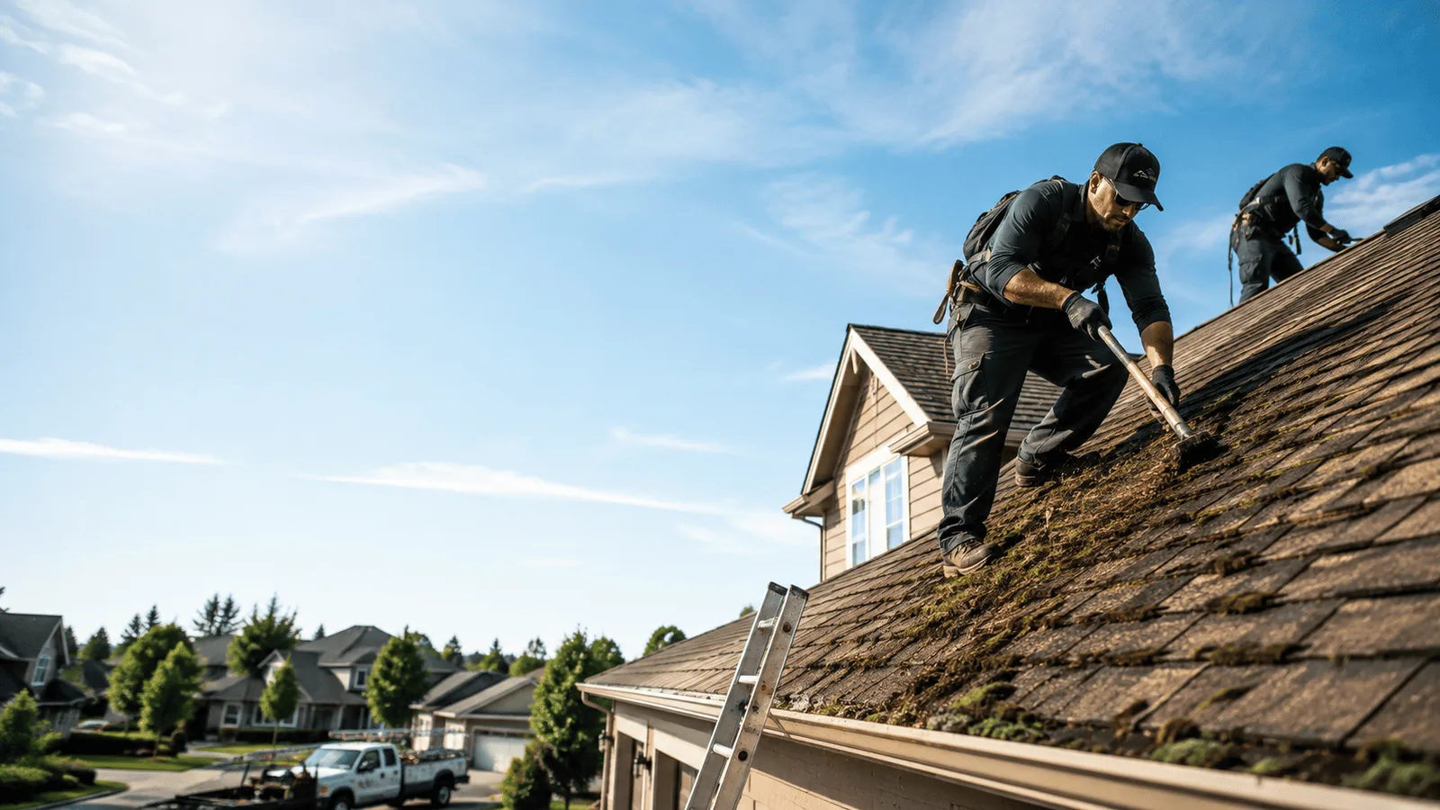 Roof Moss Removal in Weyauwega, WI near me